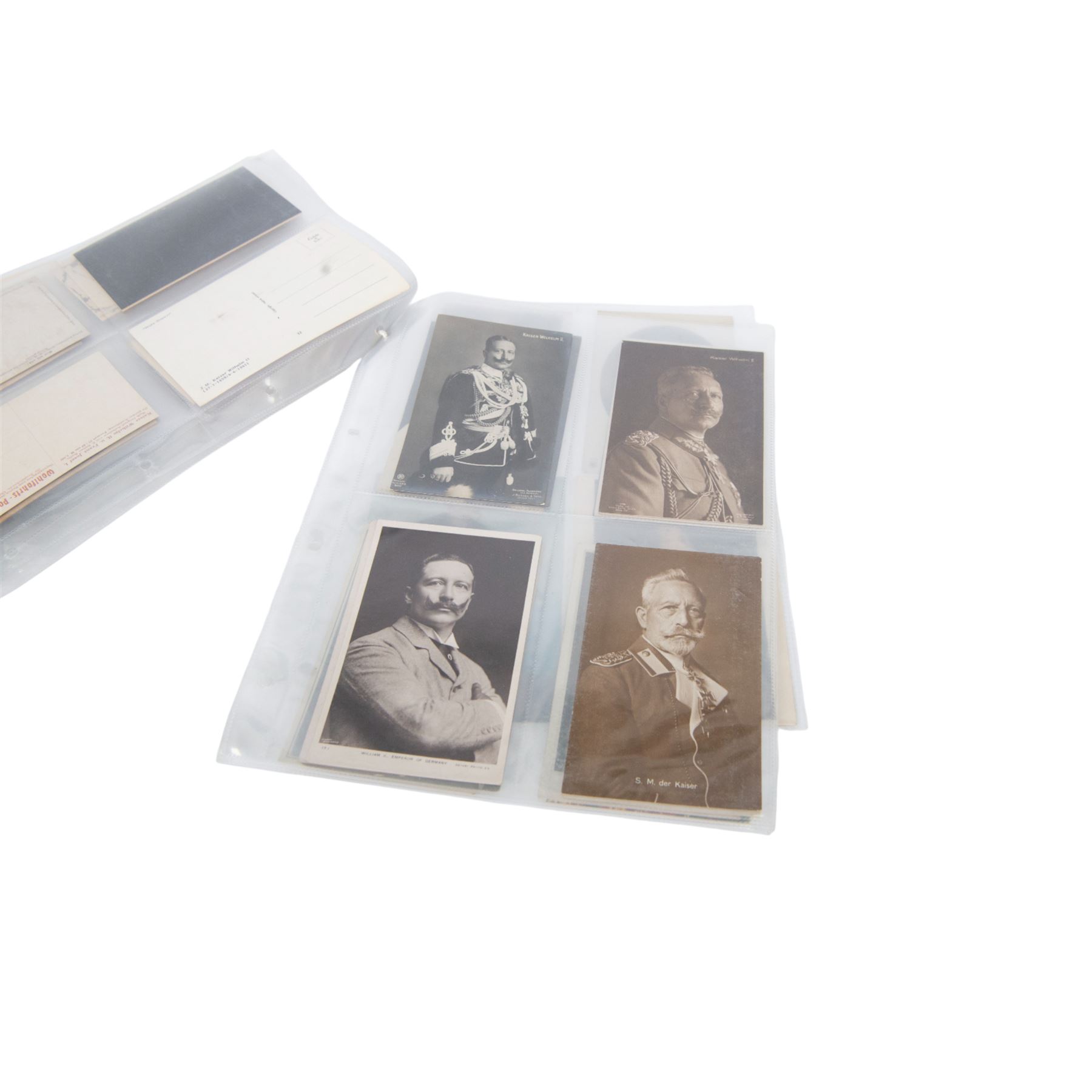 Thirty eight postcards of the Kaiser Wilhelm  