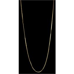 18ct gold Foxtail link necklace, stamped 750