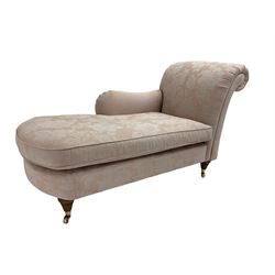 Marks & Spencer Home - chaise longue, upholstered in beige fabric