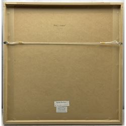 Richard Tuff (British 1965-): 'Valley Garden', gouache on paper signed, titled verso 48cm x 47cm 