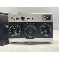Black Rollei 35T Compact Camera body, with 'Tessar 3.5/40' lens, in original case  