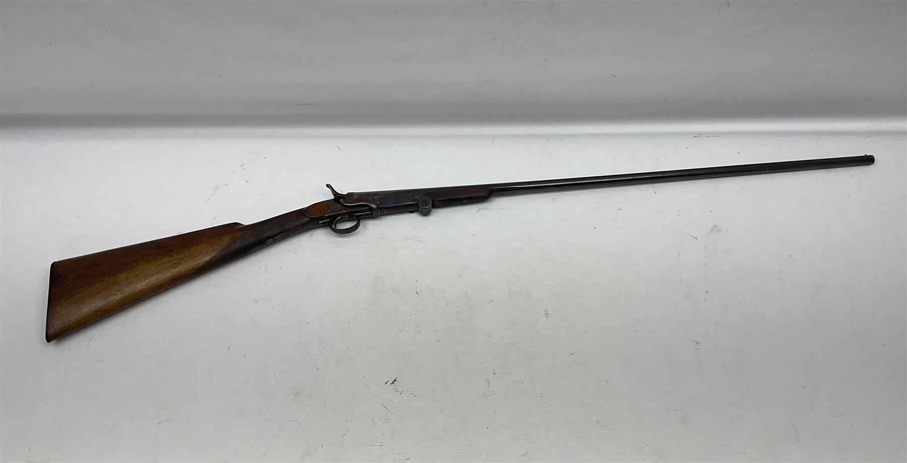 SHOTGUN CERTIFICATE REQUIRED - Belgian .410 folding single barrel hammer shotgun, with 75cm(29.5