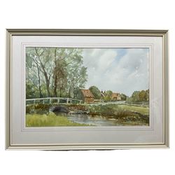 Cliff Oldfield (British 20th century): Brompton, watercolour signed and dated '88