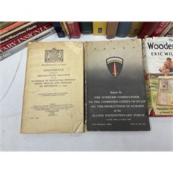 Thirty-five books of military interest including WW2, collector's reference books, fiction etc
