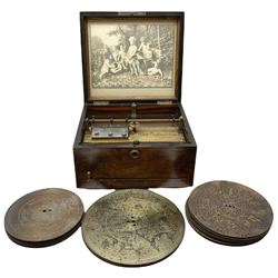 Late 19th century Symphonion disc musica