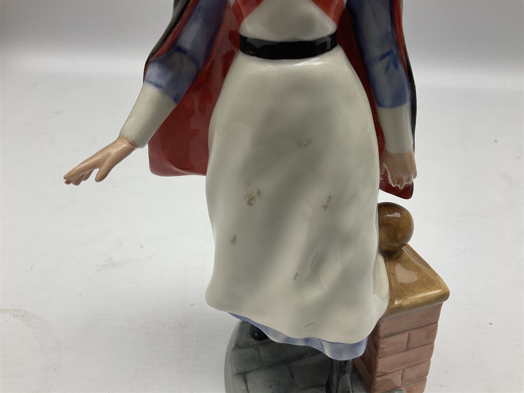 Royal Doulton figure, Nurse HN4287, modelled by Adrian Hughes, with printed mark beneath, H22cm