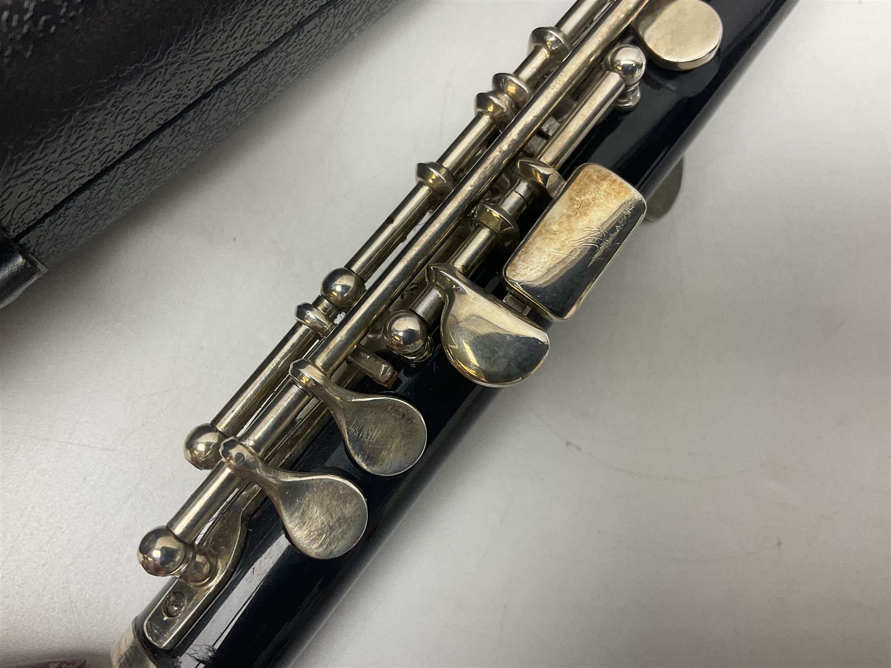Phoenix two-piece piccolo; in Emerson fitted case