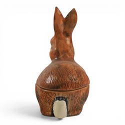 Royal Doulton Rabbit HN3593, Michel Caugant pottery tureen in the form of the rabbit