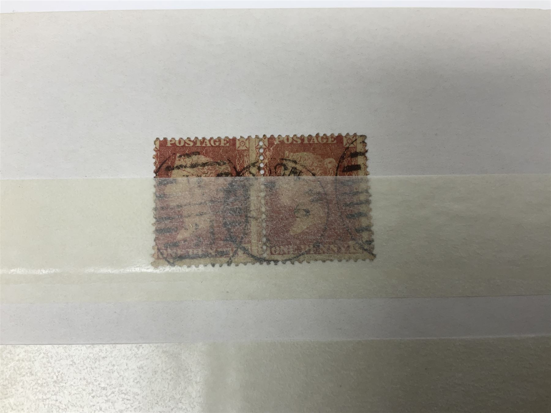 Mostly Great British Queen Victoria stamps, including penny black with black MX cancel, 1840 two pence blue with black cancel, imperf penny reds singles and pairs, perf penny reds stars and plates, various postmarks or cancels, penny reds on pieces or covers, halfpenny 'bantams', other QV issues with some higher values etc, housed in a blue stockbook