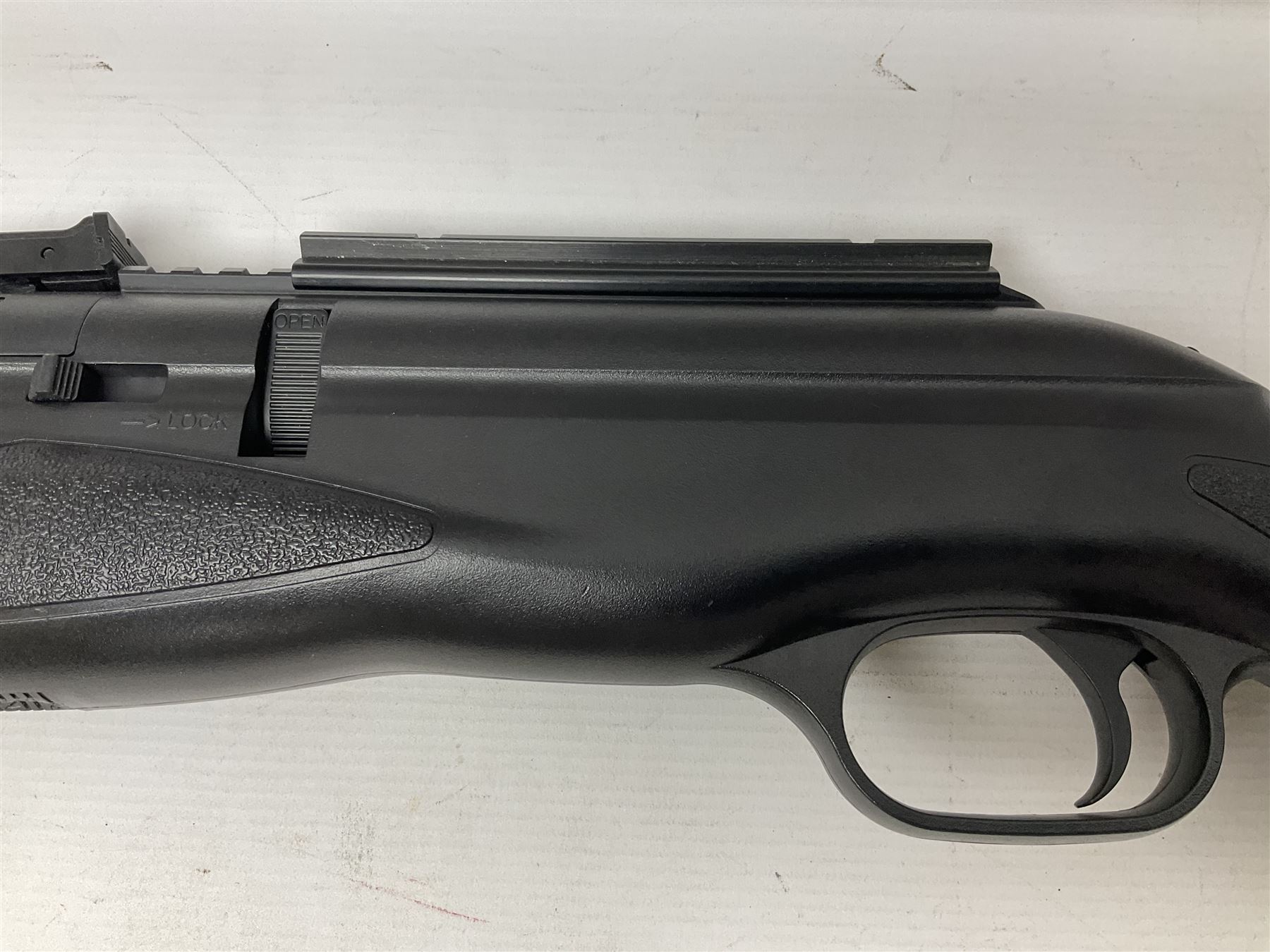 ASG Tac Repeat .177 Multishot CO2 rifle, serial no.18A41376, L108cm overall NB: AGE RESTRICTIONS APPLY TO THE PURCHASE OF AIR WEAPONS.