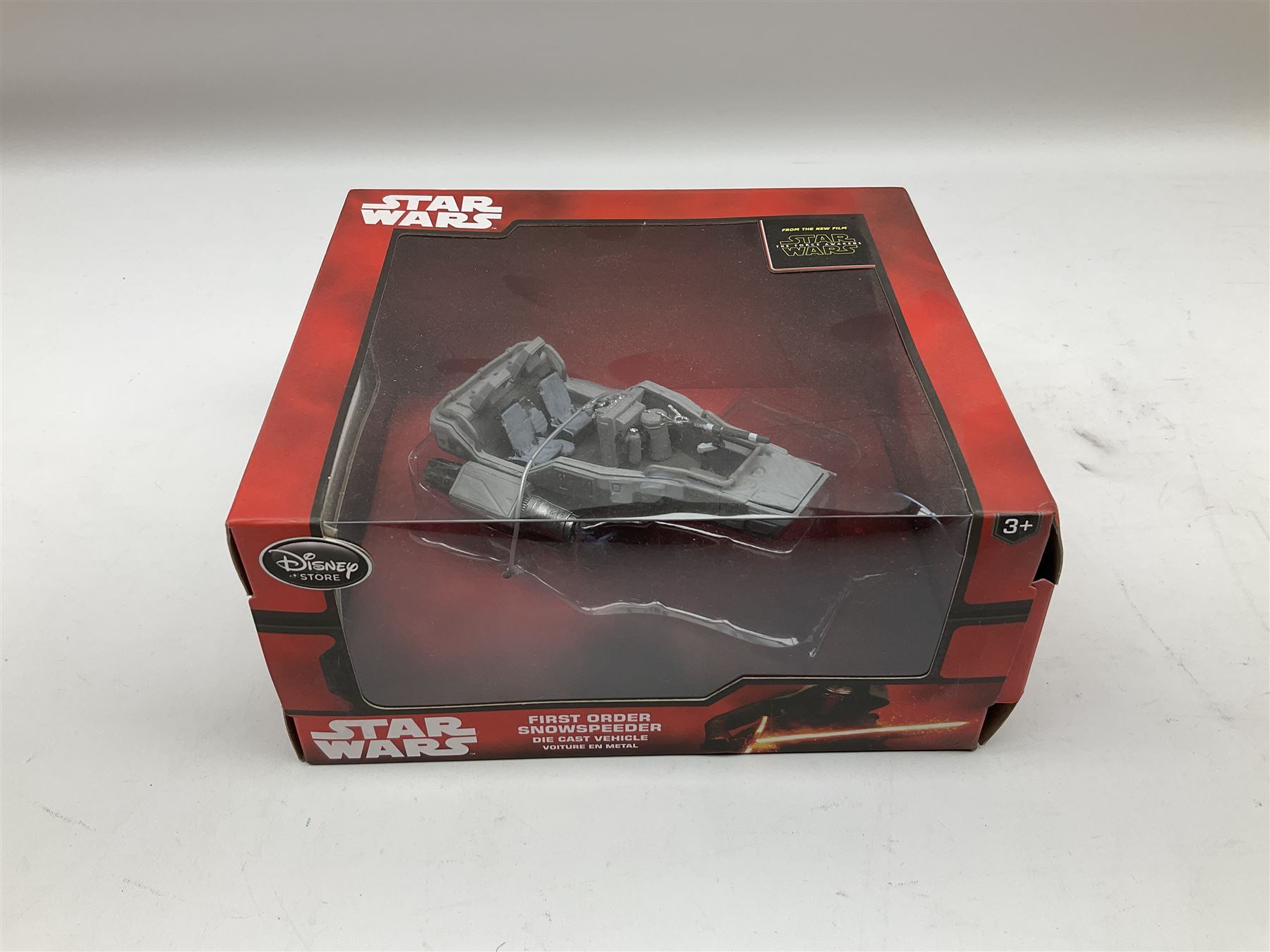 Star Wars - Disney Store The Force Awakens figurine playset, Poe's X-Wing Fighter, Snowspeeder and First Order Tie Fighter; Solo figurine set; The Last Jedi Elite Series die-cast action figure of Praetorian Guard; all mint and boxed; together with Star Wars Episode 1 card game, boxed (7)