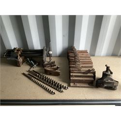 Quantity of vintage moulding planes, carpenters bench vice, auger bits, Record No 153 floorboard clamp - THIS LOT IS TO BE COLLECTED BY APPOINTMENT FROM DUGGLEBY STORAGE, GREAT HILL, EASTFIELD, SCARBOROUGH, YO11 3TX