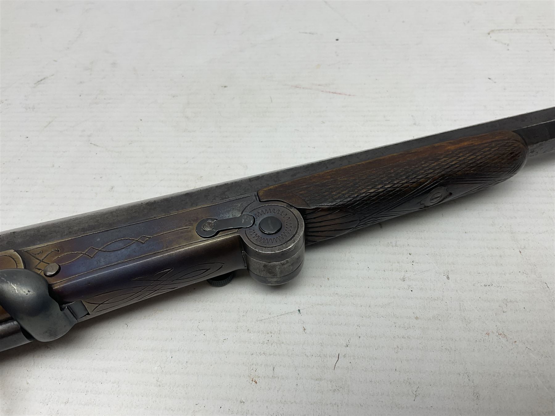 SHOTGUN CERTIFICATE REQUIRED - Belgian .410 folding single barrel hammer shotgun, with 75cm(29.5