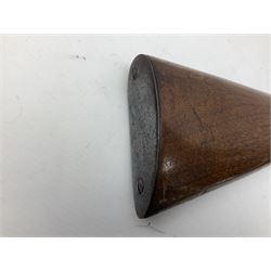 Diana Model 27 .177 air rifle with under lever action and walnut stock L108cm