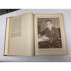 Three boxes of books, periodicals and DVDs of military interest with particular emphasis on WW2 including The History of World War Two in thirty original parts by Orbis, The D-Day Experience by Richard Holmes, The World War Two Databook, The World at War, Special Forces etc