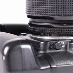 Nikon D80 camera, serial no. 2017183, with Nikon AF Nikkor 1:2.8 35-70mm lens, serial no. 312406, with Sigma carry case