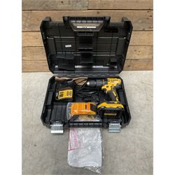 DeWalt DCD778 18V combi brushless cordless drill, with 2 x batteries, charger and hard case