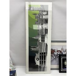 Doctor Who collectables to include ‘British Icon Dalek’ limited 50th anniversary edition in original box, collectors cookie jar, Dalek and Tardis related figures, sonic screwdrivers, small quantity of stamps, framed prints, books etc 