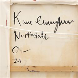 Kane Cunningham (British 1961-): 'Northdale', oil on canvas, signed titled and dated '21 verso 119cm x 149cm