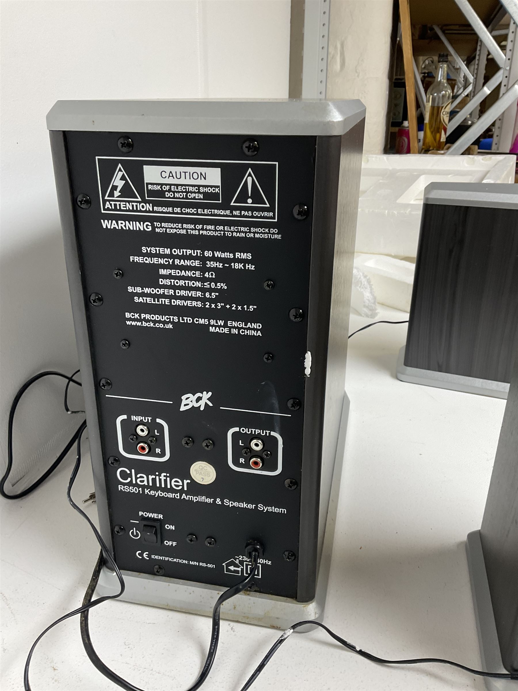 Clarifier RS501 keyboard speaker, in box