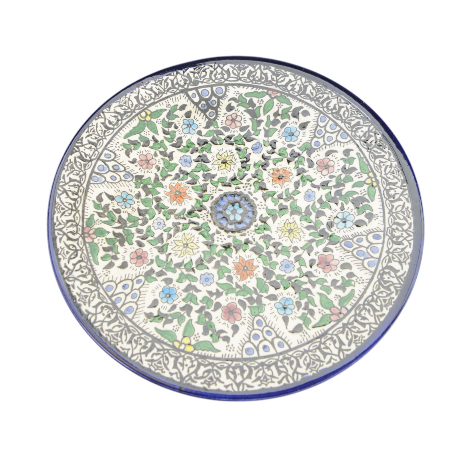 Collection of Ceramika Artystyczna Boleslawiec ceramics and similar Polish ceramics, including cheese dome in the form of a lady, chopping board, fruit bowl and figural candlestick