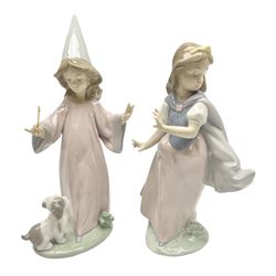 Two Lladro figures, comprising Under My Spell, no 6170 and Young Princess, no 6036, both with original boxes, largest example H22cm