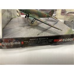 Eleven die-cast models from various makers to include Dinky 955 Fire Engine, missing ladder, boxed; Matchbox YY66 Her Majesty’s Gold State Coach; Corgi - CC18102 Scania R Series Toplone Fridge no.3474/3710; and further vehicles and aeroplanes to include Aviation Archive and Editions Atlas (11) 