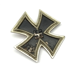 WW2 German Iron Cross 1st Class, with pin back