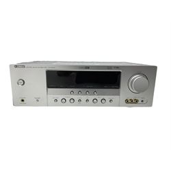 YAMAHA sound system - HTR-6030 natural sound receiver amplifier, four NX-E270 speakers, NX-C270 bar speaker, SW-P270 subwoofer 