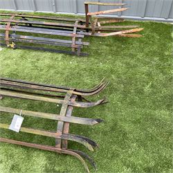 Pair of Wrought metal parkland tree guards - THIS LOT IS TO BE COLLECTED BY APPOINTMENT FROM DUGGLEBY STORAGE, GREAT HILL, EASTFIELD, SCARBOROUGH, YO11 3TX