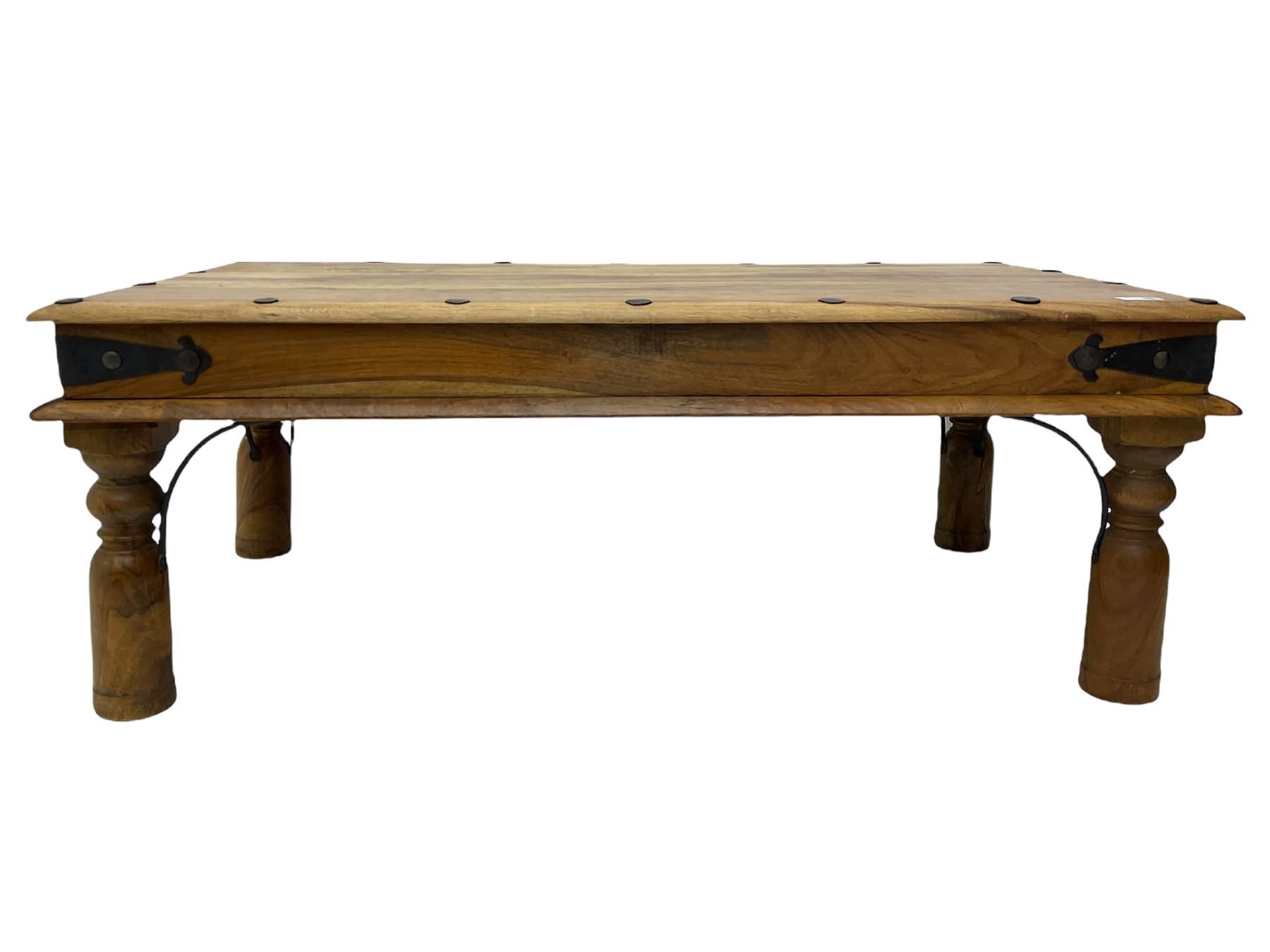 Mexican wood coffee table discount