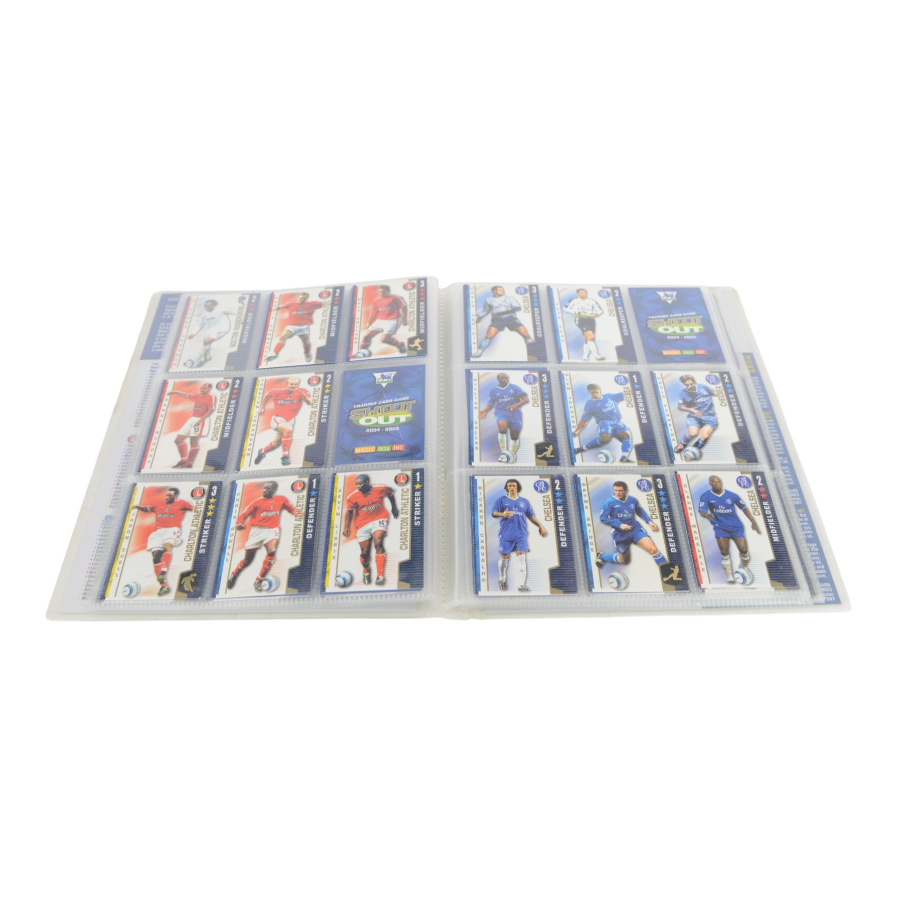 Large collection of Football trading cards, including full Manchester Untied Upper Deck set in official folder, large quantity of Topps Match Attax cards, including full sets, in official collectors binders, Panini Euro 2012 part set in folder, etc, all housed in folders