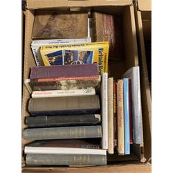 Collection of books, to include, Yorkshire interest, Strand Magazine etc, in three boxes 