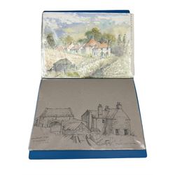 John Brunton Wilson (Yorkshire 20th century): Yorkshire Dales Views, collection of approximately 30 unframed watercolours, max 21cm x 29cm, together with another framed example 19cm x 24cm (qty)