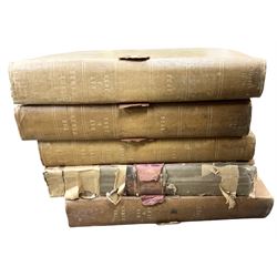 The Times Newspaper; an archive of The Times newspapers bound as five albums comprising, 1930 July & August, 1924, May & June, 1932 May & June, 1934 May & June, 1935 May & June