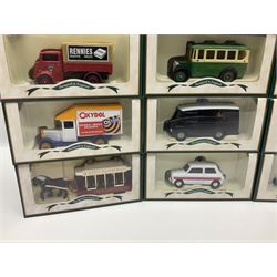 Fifty-nine Lledo Days Gone die-cast models, predominantly advertising/promotional vehicles; all boxed (59)