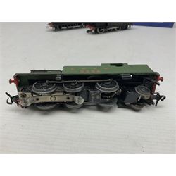 Hornby Dublo - 3-rail - Class N2 0-6-2 locomotive No.9596 in LNER green; and Class N2  0-6-2 tank locomotive No.6917 in LMS black with serif letters; together with a 2-rail Class N2 0-6-2 tank locomotive No.69550; each in unassociated box (3)