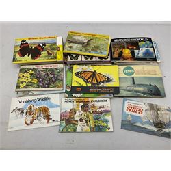 Over eighty trade card albums by Brooke Bond, Lyons, PG Tips, Hornimans, Ty-Phoo etc including some duplicates; and large quantity of loose trade cards