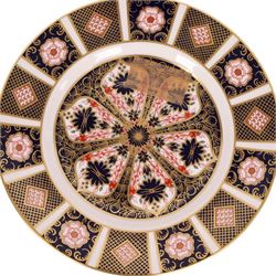Royal Crown Derby The Yorkshire Rose plate, with certificate, together with Leeds Creamware jug, Matrimony and Courtship