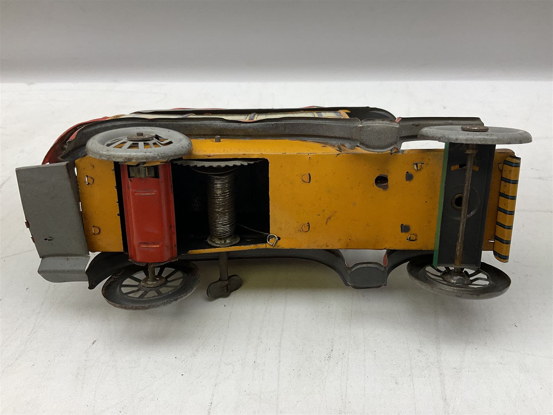 R & B Co lithographed tin-plate mechanical Omnibus, marked Vanguard 200 on the side 
