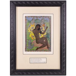 Edward Harris Wolfe (South African 1897-1982): 'Song of Songs', set of twelve limited edition lithographs on silvered paper each signed and numbered 228/250 in pencil, 36cm x 26cm, in matching frames (12)
