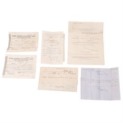 York interest - collection of 18th/19th century vellum indentures, wills and probate documents relating to the City of York and York families, including colonial and missionary interest with Reverend James Beale, formerly of York and late of Sierra Leone, clerk, probate 1857, John Allanson Bulmer, formerly of Ceylon and late of York, and Charles William Marshall of Bengal, India, manager of the Bengal Silk Company, together with other York legal and family papers, many retaining original seals and stamps, in one box