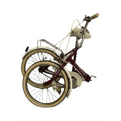 raleigh shopper style small wheel folding bicycle and boys mountain type bicycle - THIS LOT IS TO BE COLLECTED BY APPOINTMENT FROM DUGGLEBY STORAGE, GREAT HILL, EASTFIELD, SCARBOROUGH, YO11 3TX