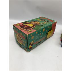 Battery operated bubble blowing monkey, with box, H26cm