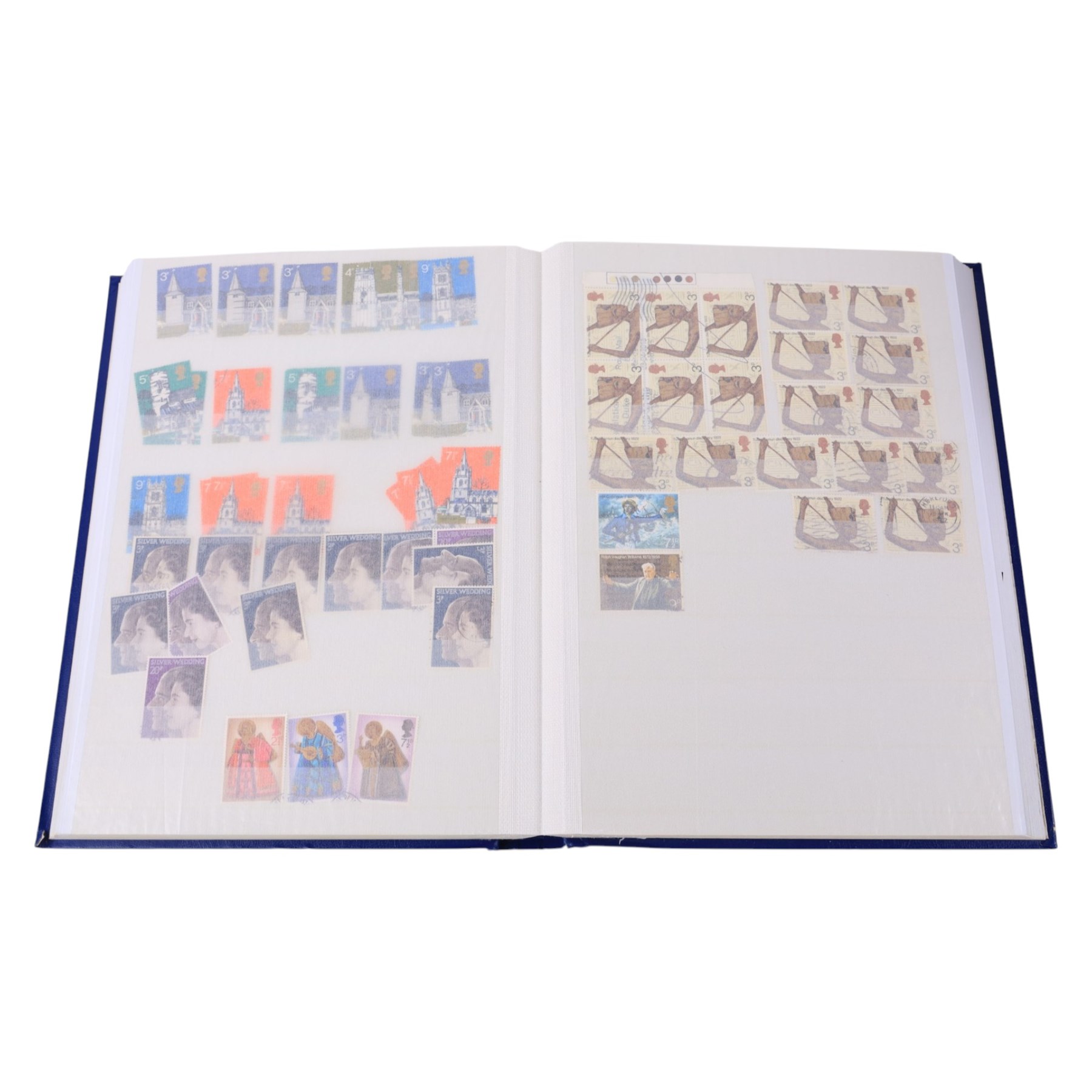 Great British and World stamps, first day covers, etc, in three boxes