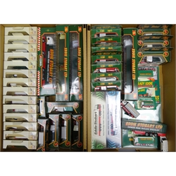  Forty-two Eddie Stobart promotional models by Corgi and Lledo Days Gone, predominantly in window boxes and blister packs, some duplications, in two boxes  