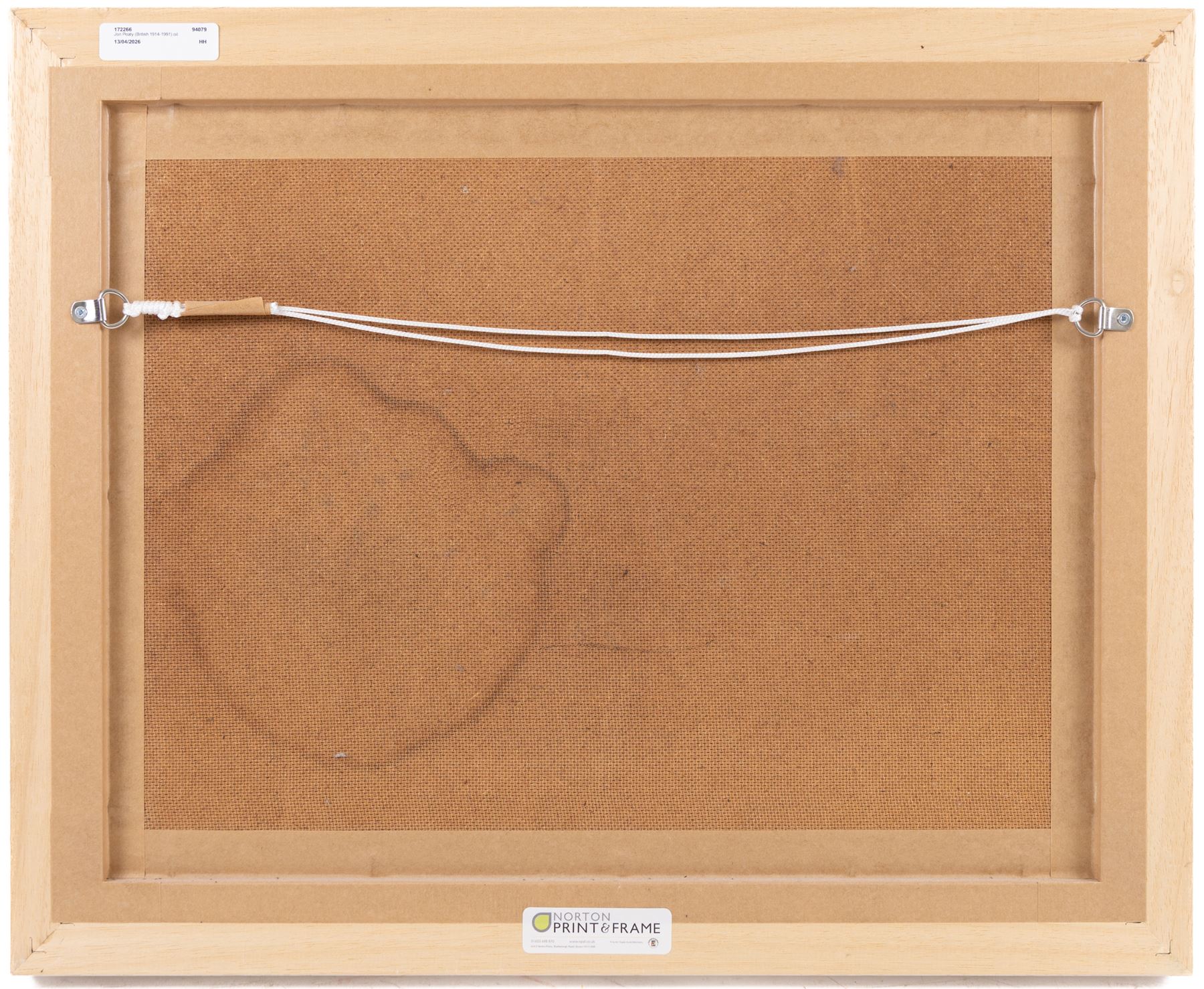 Jon Peaty (British 1914-1991): Road in the Moors, oil on board signed and dated '81, 34cm x 44cm 