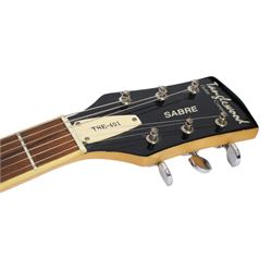 Tanglewood Sabre TSE-401 six-string electric guitar in ochre, L100cm 