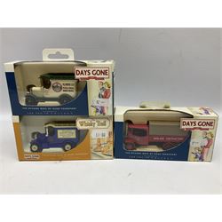 Thirty-six modern Days Gone die-cast models, predominantly promotional commercial vehicles; all boxed (36)