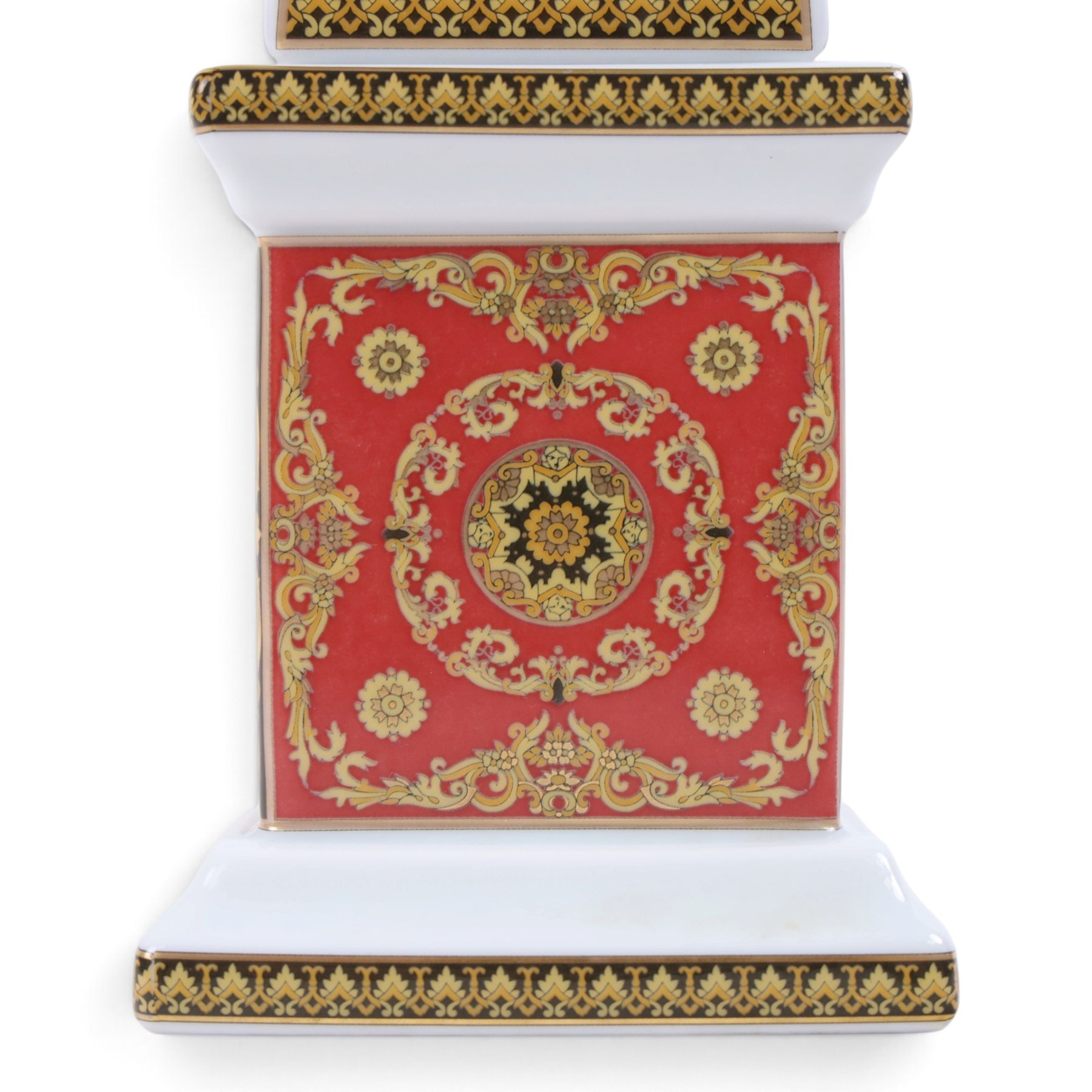 Rosenthal for Versace Medusa obelisk, H38cm